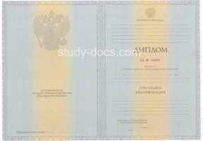 Диплом специалиста 2012-2013 в Череповце